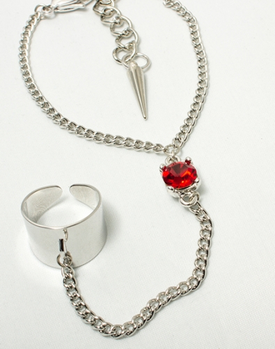 Crystal Hand Chain_Red